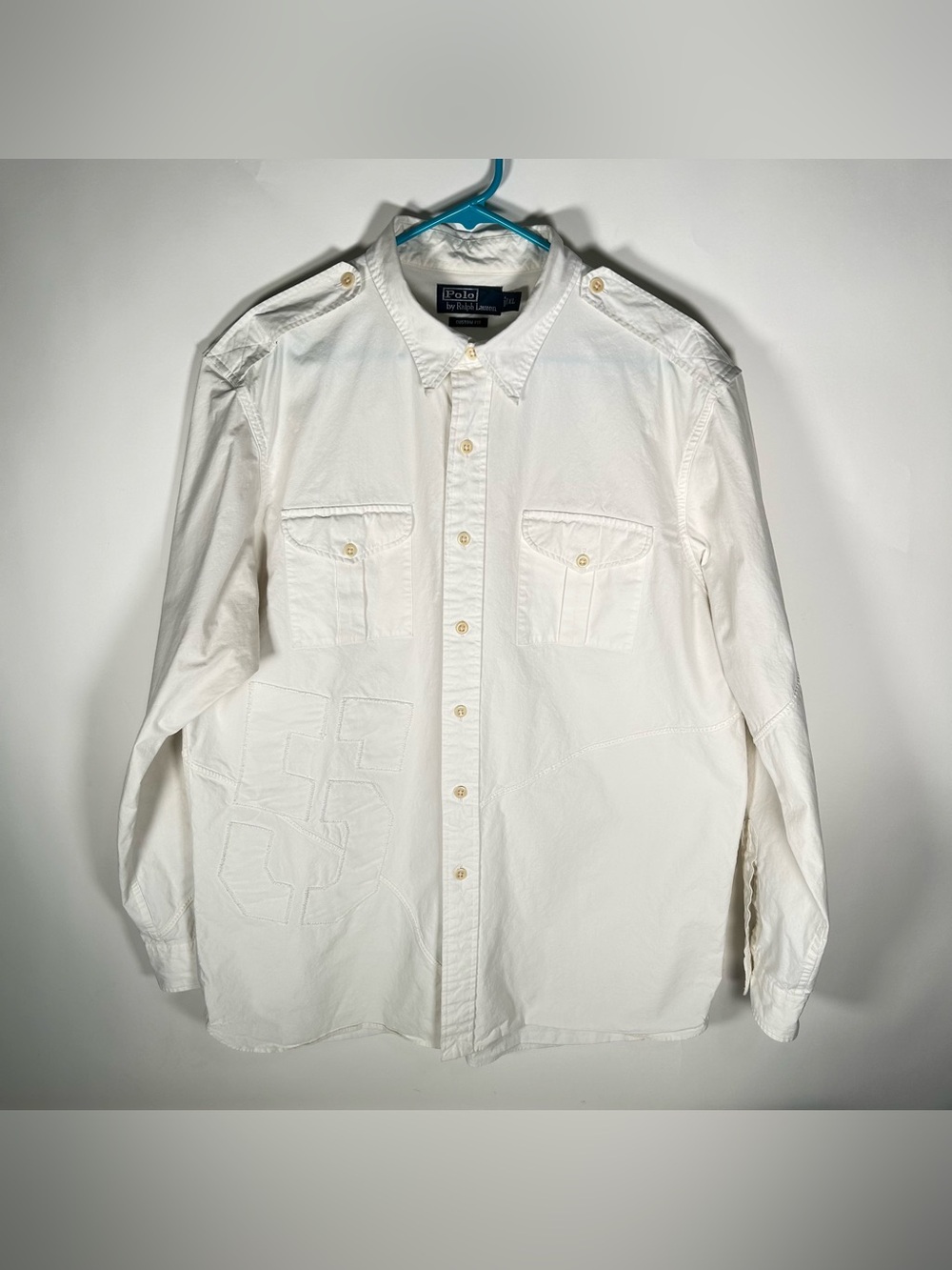 Polo Ralph Lauren RYC Snipe 5-30 Yacht Club Classic Long Sleeve Button Shirt XL